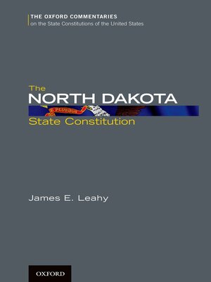 cover image of The North Dakota State Constitution